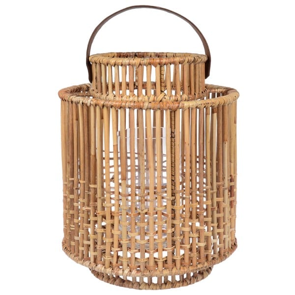 Fiolini Rattan Laterne Soho Rund Natur